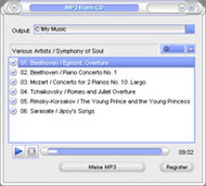 CopyAudioCD screenshot